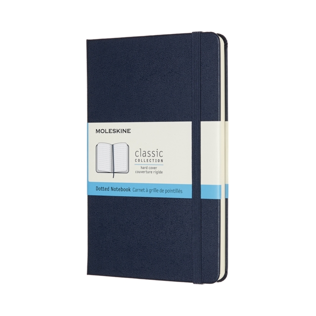 Moleskine Medium Dotted Hardcover Notebook : Sapphire Blue, Paperback Book