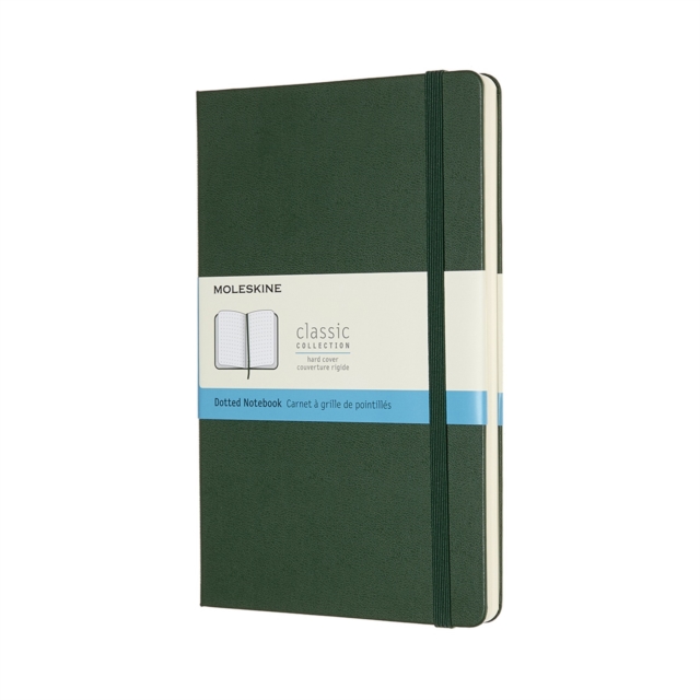 Moleskine Large Dotted Hardcover Notebook : Myrtle Green, Paperback Book