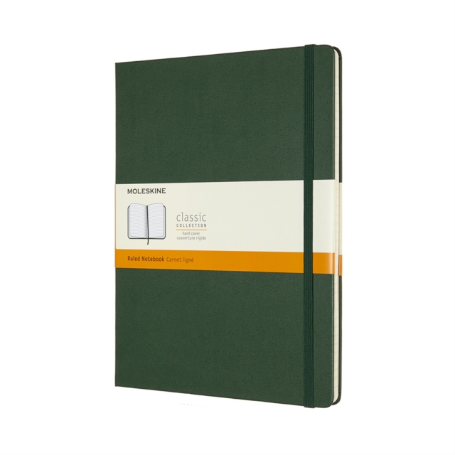 Moleskine Extra Large Ruled Hardcover Notebook : Myrtle Green, Notebook / blank book Book