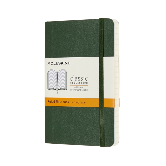 Moleskine Pocket Ruled Softcover Notebook : Myrtle Green, Notebook / blank book Book