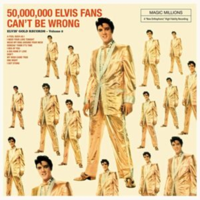 50,000,000 Million Elvis Fans Can't Be Wrong: Elvis' Gold Records Vol. 2, Vinyl / 12" Album Vinyl