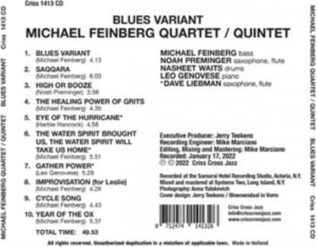 Blues Variant, CD / Album (Jewel Case) Cd