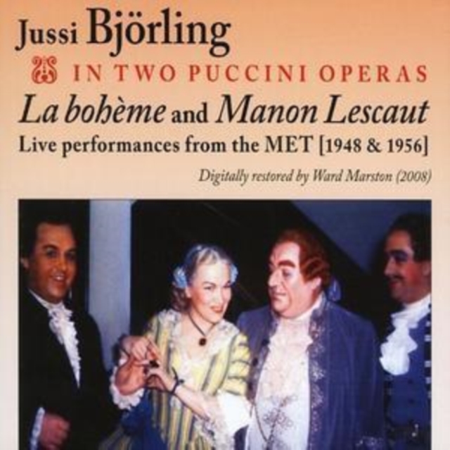 Jussi Bjorling in Two Puccini Operas, CD / Album Cd
