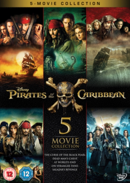 Pirates of the Caribbean: 5-movie Collection, DVD DVD