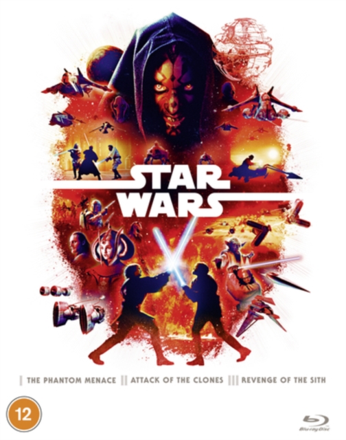 Star Wars Trilogy: Episodes I, II and III, Blu-ray BluRay
