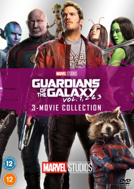 Guardians of the Galaxy: Vol. 1, 2 & 3 - 3 Movie Collection, DVD DVD