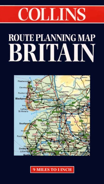 Collins Route Planning Map : Britain, Sheet map, folded Book