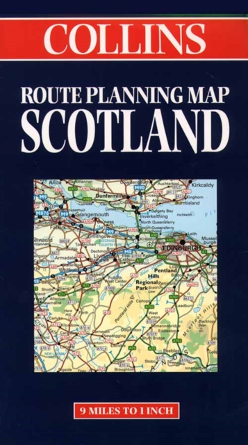 Collins Route Planning Map of Scotland, Sheet map, folded Book