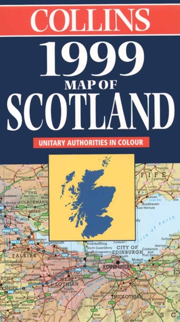 1999 Map of Scotland, Sheet map, folded Book