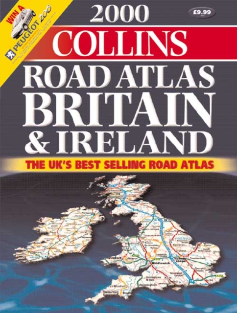 2000 Collins Road Atlas Britain and Ireland, Spiral bound Book