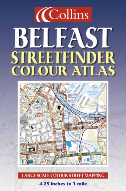 Belfast Streetfinder Colour Atlas, Paperback Book