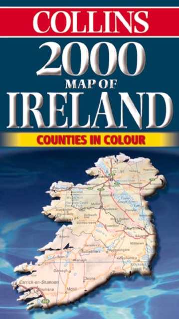 2000 Map of Ireland, Sheet map, folded Book