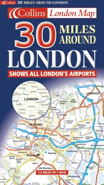 30 Miles Around London, Sheet map, folded Book