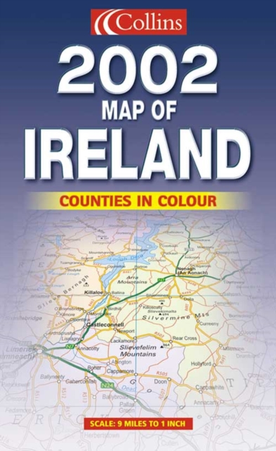 2002 Map of Ireland, Sheet map, folded Book