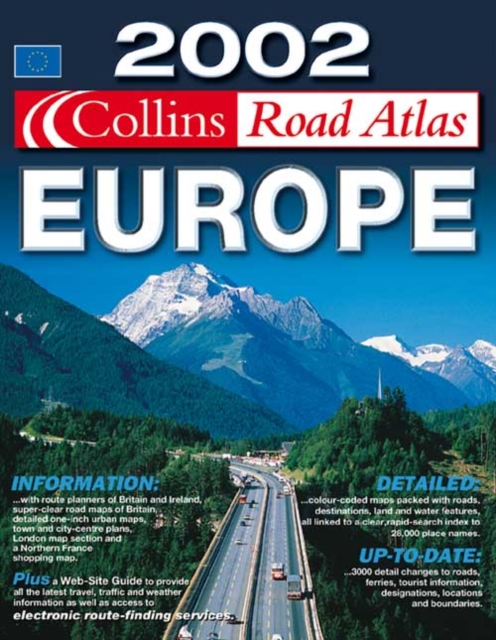 Collins Road Atlas : Europe, Paperback Book