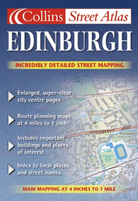 Edinburgh Colour Street Atlas, Paperback Book