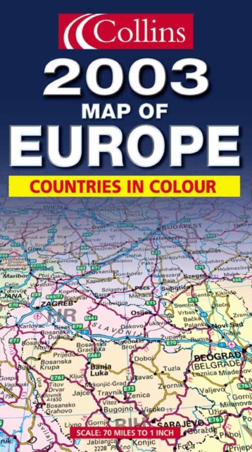2003 Map of Europe, Sheet map, folded Book
