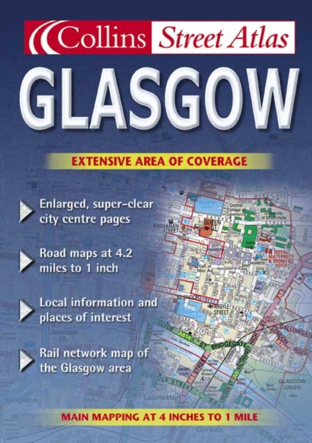 Glasgow Colour Street Atlas, Paperback Book