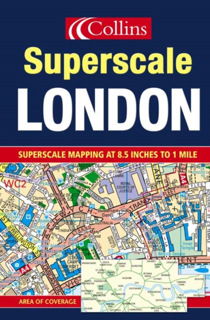 LONDON SUPERSCALE ATLAS, Spiral bound Book