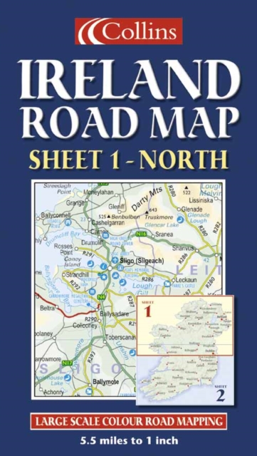 Road Map Ireland, Sheet map, folded Book