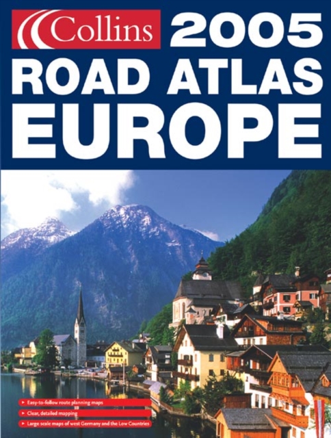 2005 Collins Road Atlas Europe, Paperback Book
