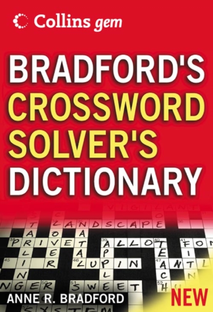 Bradford's Crossword Solver's Dictionary, Paperback Book