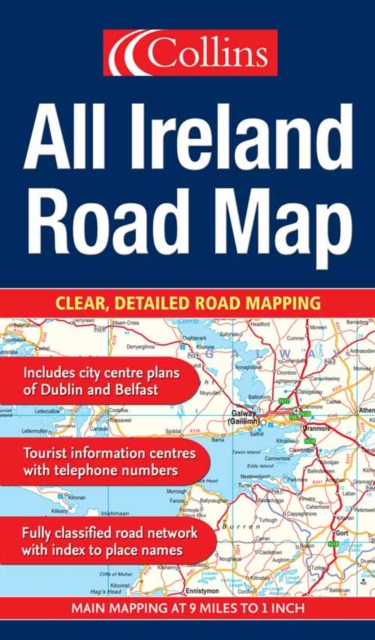All Ireland Road Map, Sheet map, folded Book