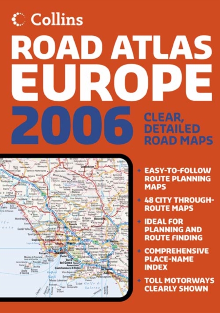 Collins Road Atlas Europe, Paperback Book