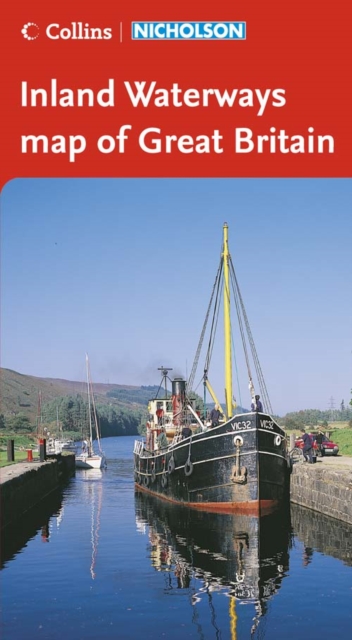 Nicholson Inland Waterways Map of Great Britain, Sheet map, flat Book