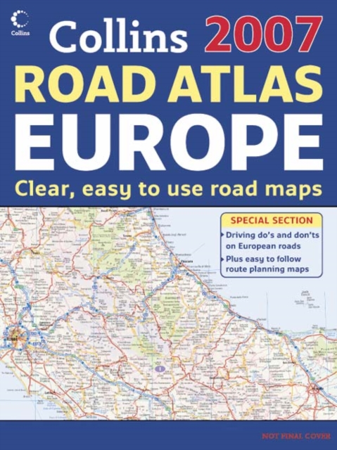 Collins Road Atlas Europe, Paperback Book