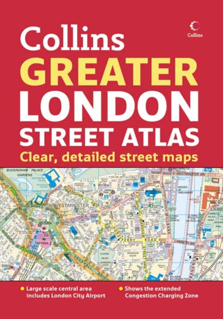 Greater London Street Atlas, Hardback Book