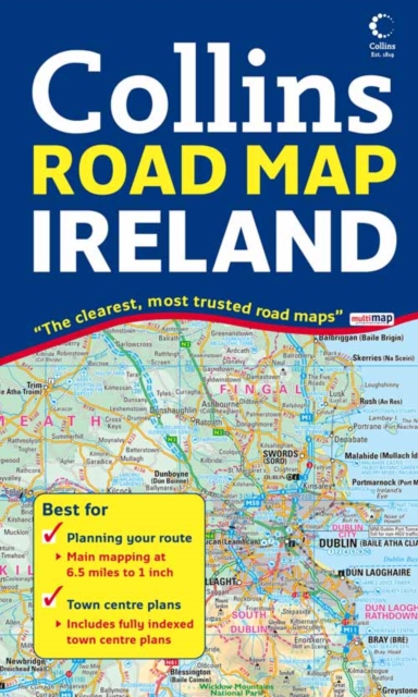Ireland Road Map, Sheet map, folded Book