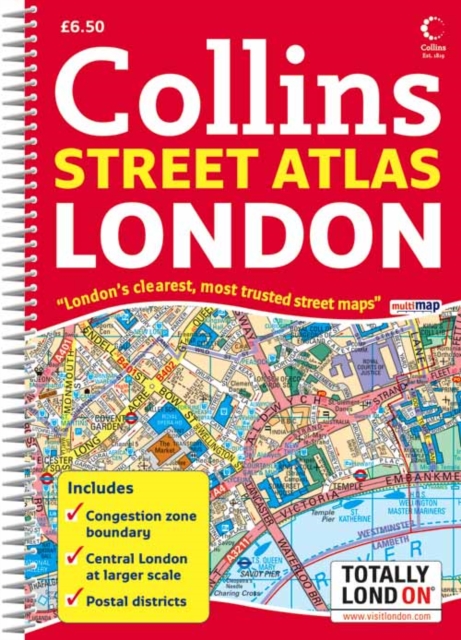 London Street Atlas, Spiral bound Book