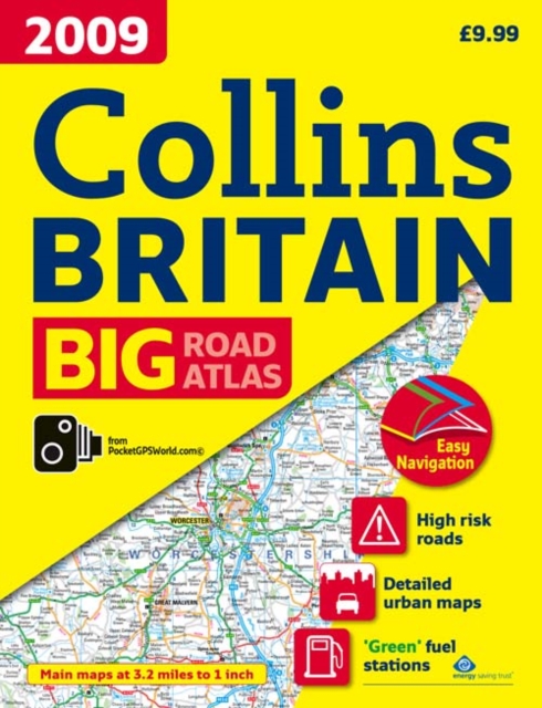 2009 Collins Big Road Atlas Britain, Paperback Book