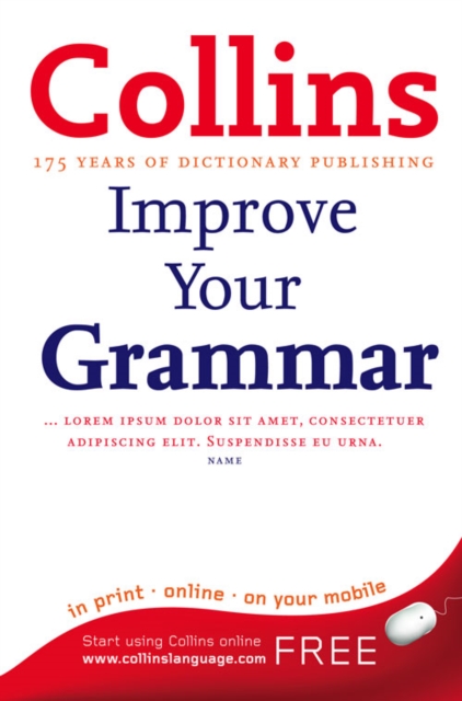 Collins Improve Your Grammar, Paperback / softback Book