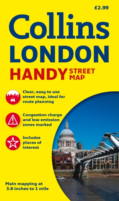 Collins Handy Street Map London, Sheet map, folded Book
