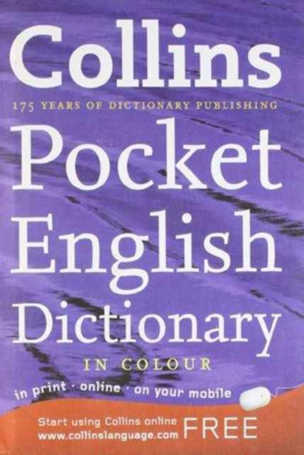 Collins Pocket English Dictionary, Hardback Book