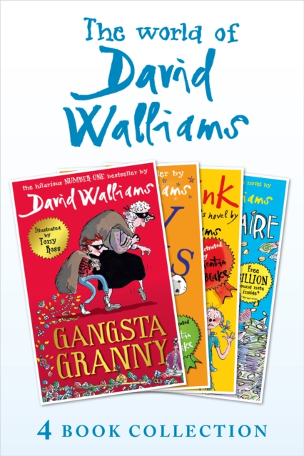 The World of David Walliams 4 Book Collection (The Boy in the Dress, Mr Stink, Billionaire Boy, Gangsta Granny), EPUB eBook