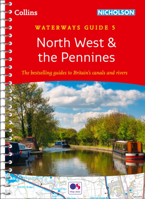 North West & the Pennines : Waterways Guide 5, Spiral bound Book