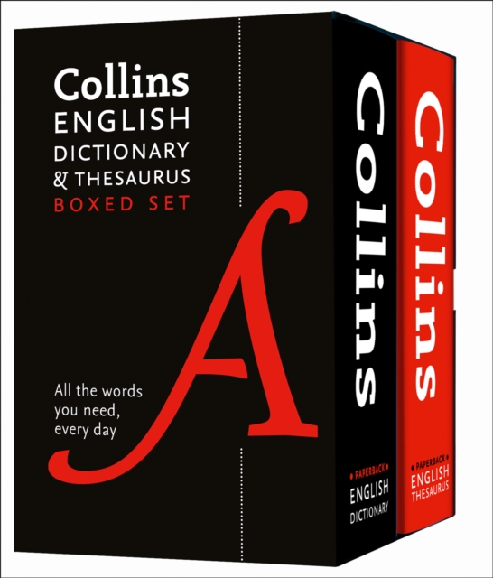 Collins English Dictionary and Thesaurus Boxed Set, Paperback / softback Book