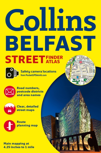 Collins Belfast Streetfinder Colour Atlas, Paperback / softback Book