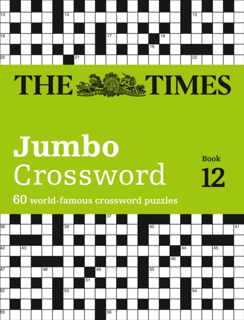The Times 2 Jumbo Crossword Book 12 : 60 Large General-Knowledge Crossword Puzzles, Paperback / softback Book