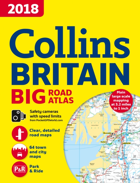 2018 Collins Big Road Atlas Britain, Paperback Book