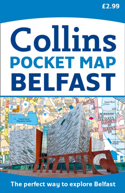 Collins Belfast Pocket Map, Sheet map, folded Book