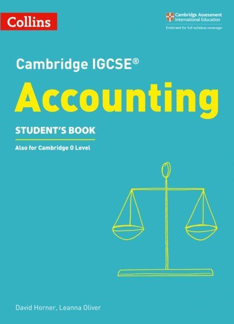 Cambridge IGCSE™ Accounting Student's Book, Paperback / softback Book