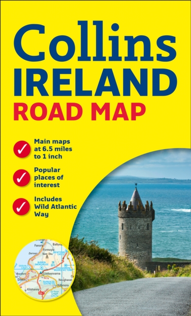 Ireland Road Map : Folded Road Map, Sheet map, folded Book