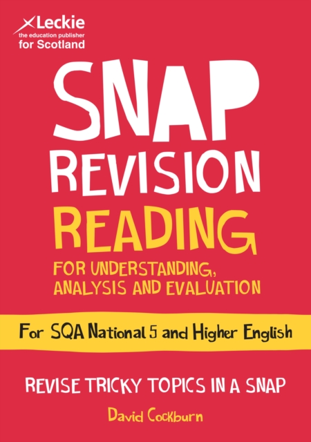 National 5/Higher English Revision: Reading for Understanding, Analysis and Evaluation : Revision Guide for the Sqa English Exams, Paperback / softback Book