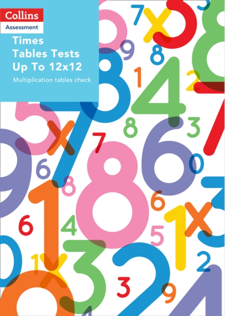 Times Tables Tests Up To 12x12 : Multiplication Tables Check, Paperback / softback Book