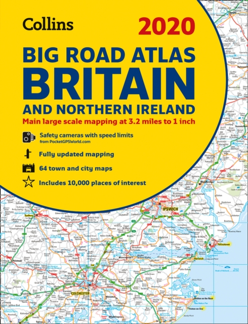 2020 Collins Big Road Atlas Britain and Northern Ireland, Paperback / softback Book