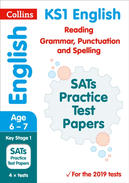 New KS1 SATs English Reading, Grammar, Punctuation and Spelling Practice Papers : For the 2020 Tests, Paperback / softback Book